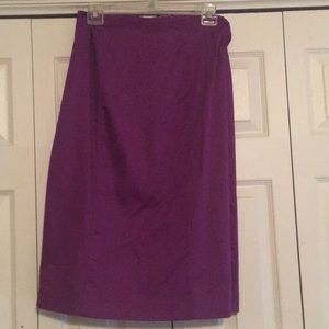 Purple Pencil Skirt